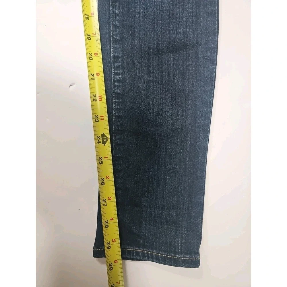 Paige Verdugo‎ Ultra Skinny Maternity Jeans Dark Wash Blue Size 27 Side Panel